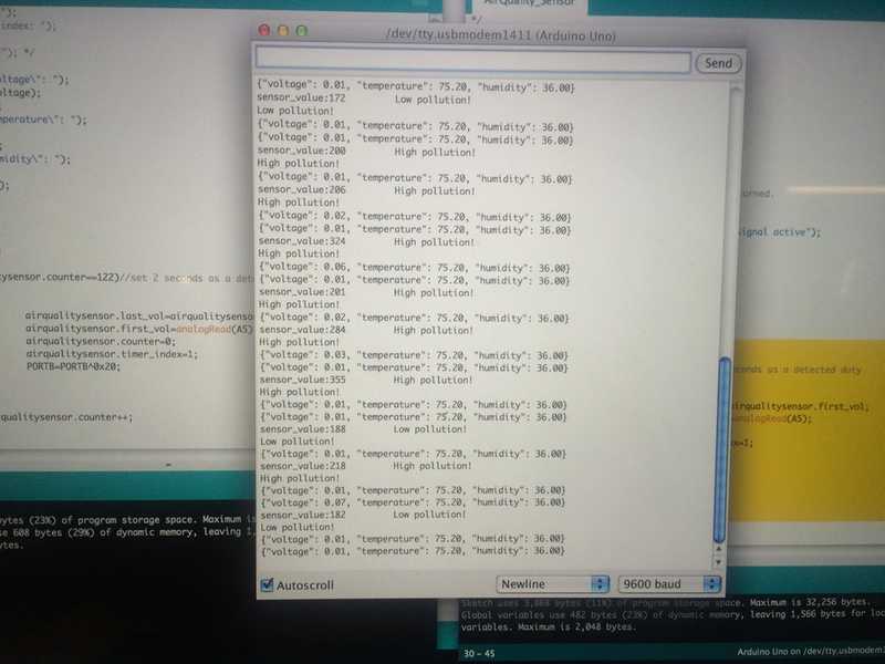 Product signal check with arduino